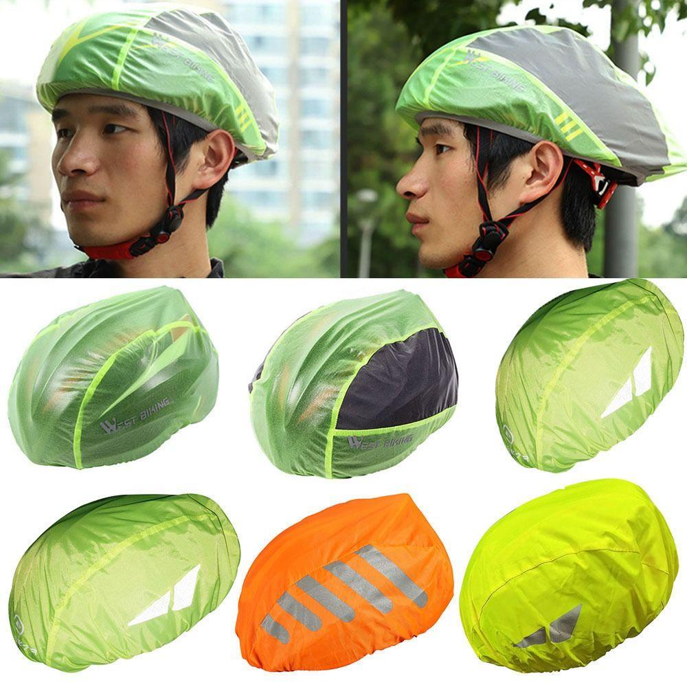 MUVAKO Vỏ Bọc Mũ Bảo Hiểm Vải Oxford Co Giãn Phản Quang Điều Chỉnh Được