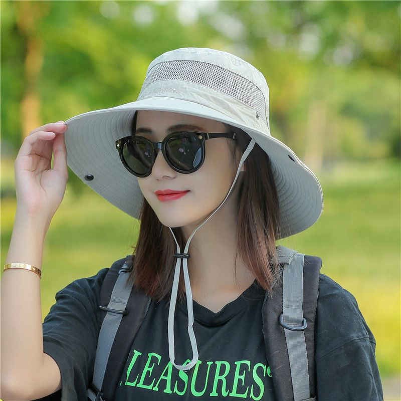 Mũ rộng vành che nắng thoáng khí chống thấm nước thời trang dành cho cả nam và nữ