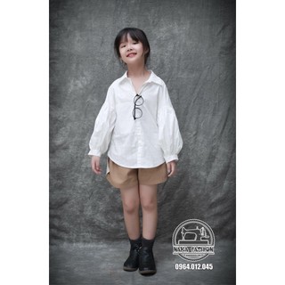 [Có sẵn] [Ảnh thật] Quần Sooc Kaki Bé Gái-MSP 2204