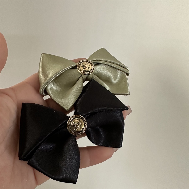 Kẹp Tóc Hình Nơ Phong Cách Retro Thời Trang Mới 2023