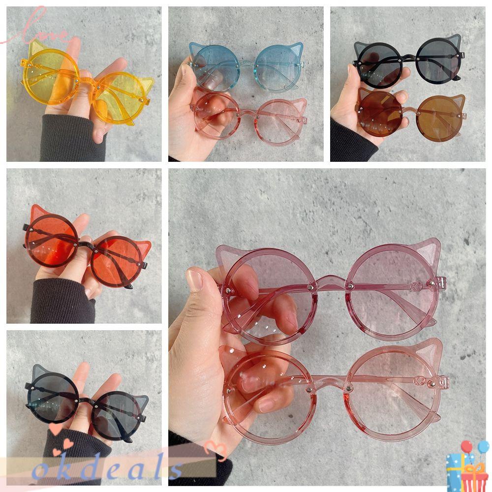 Kính Mát Tròn Chống Tia UV Kiểu Cổ Điển Thời Trang Mùa Hè Dễ Thương Cho Bé