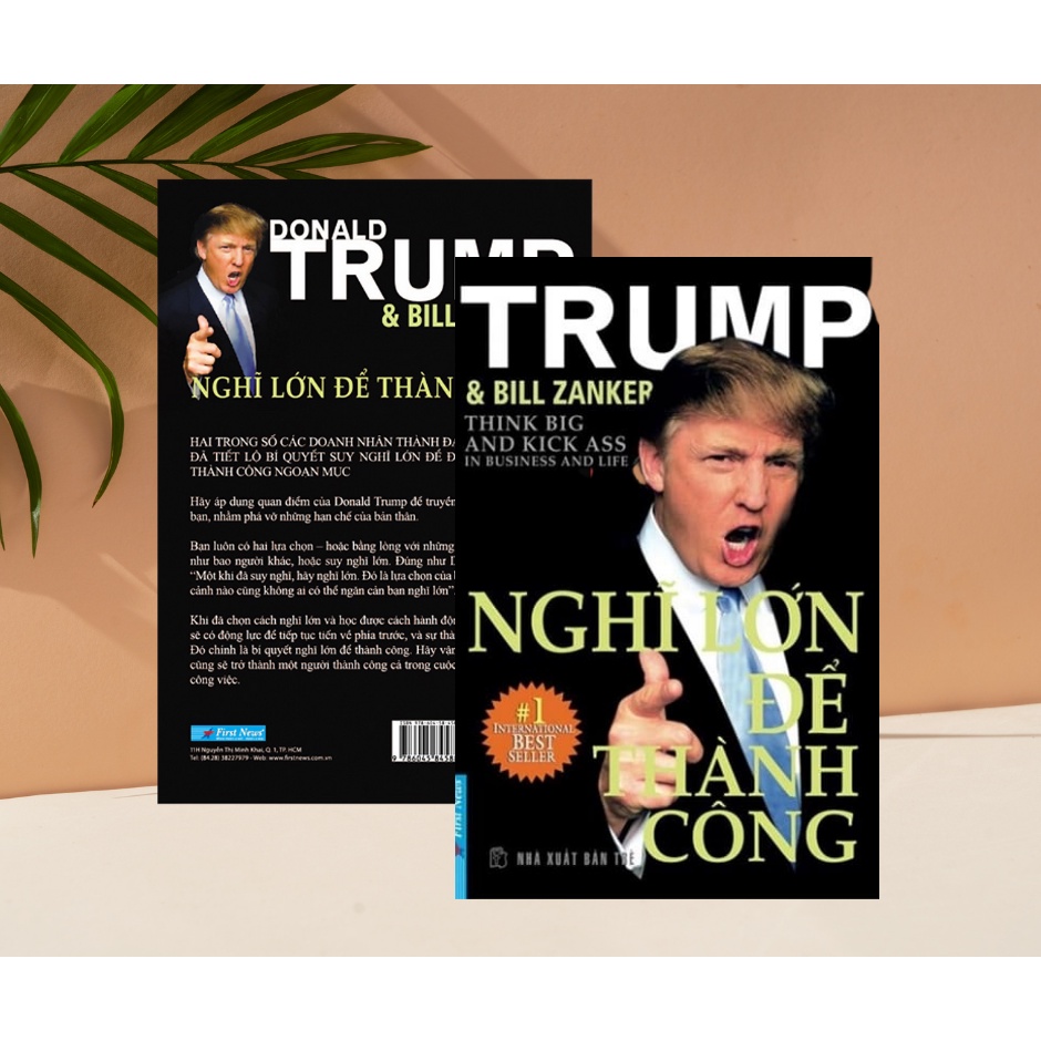 Sách - Combo Dám nghĩ lớn + Nghĩ lớn để thành công - First News