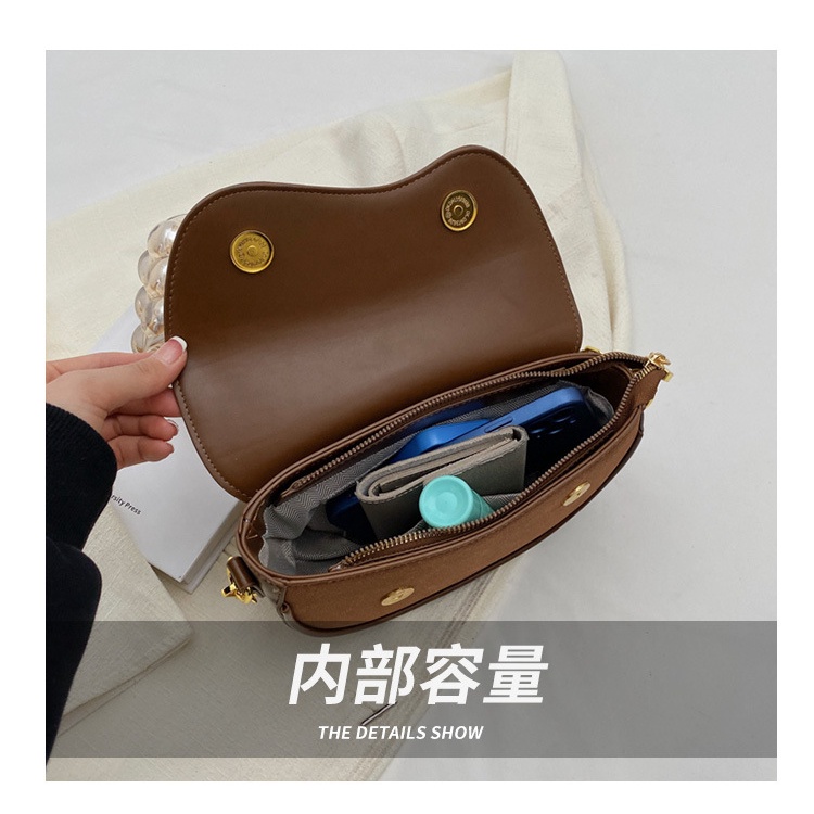 Túi đeo chéo vai JASMIN NOIR bằng da PU thời trang sành điệu dành cho nữ