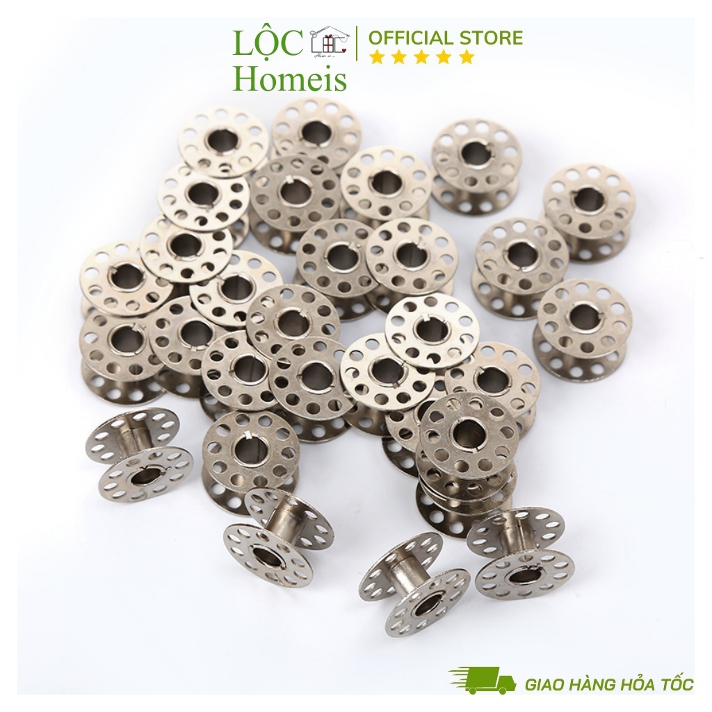 Set 10 Suốt Chỉ Máy May Gia Đình, Máy Khâu Con Bướm - LỘC Homeis