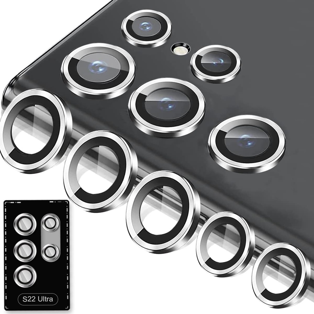 Khung Bảo Vệ Ống Kính Máy Ảnh Bằng Hợp Kim Nhôm Chống Trầy Cho samsung galaxy s22 ultra s23 ultra utra s24 ultra s23 +