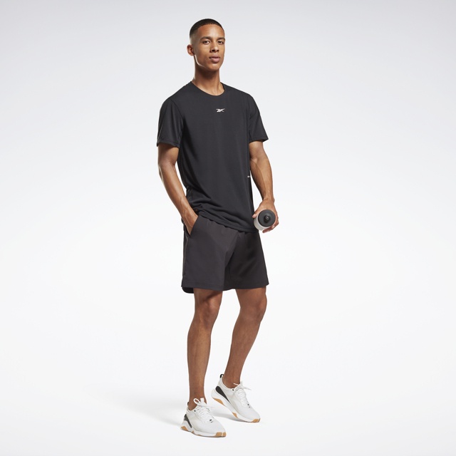 Reebok TRAINING Áo thun Tập luyện Nam Les Mills Premier Tee Màu đen H08933