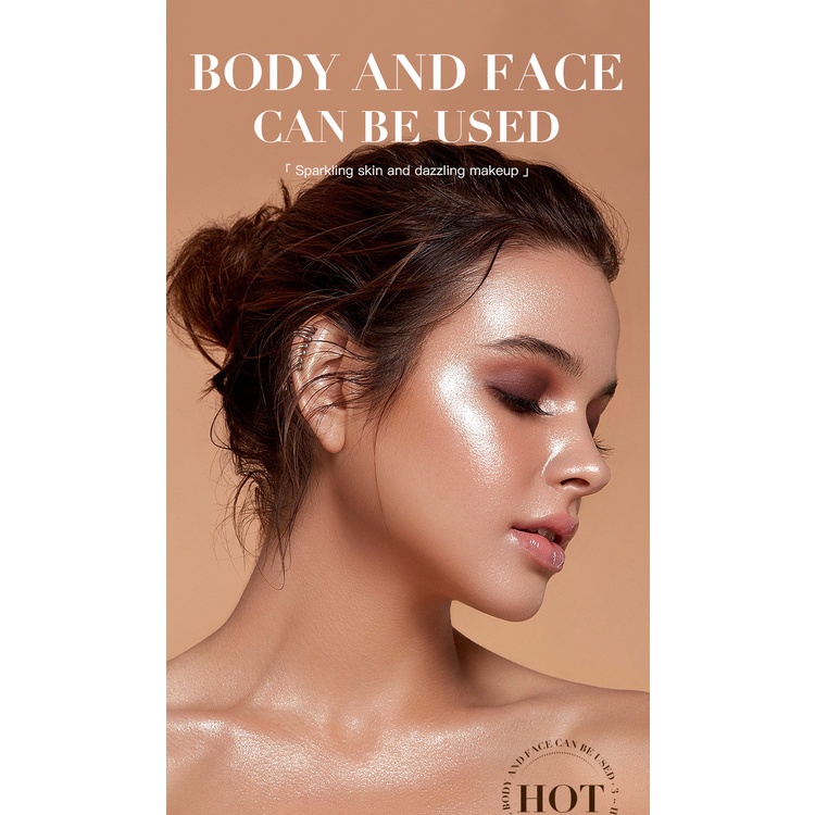 Phấn Bắt Sáng Ánh Ngọc Trai Lấp Lánh Toàn Thân Tự Nhiên Gege bear