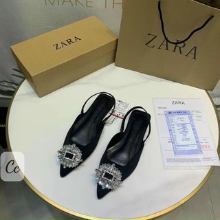 Sandal cao gót hoa đá mặt đá hàng cao cấp fullbox