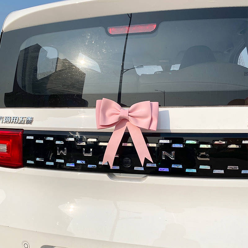 Wuling Confero Mini Interior Decoration Modification Chinese Style Macaron Body Bow Bumper Stickers Car Decoration Accessories nug7