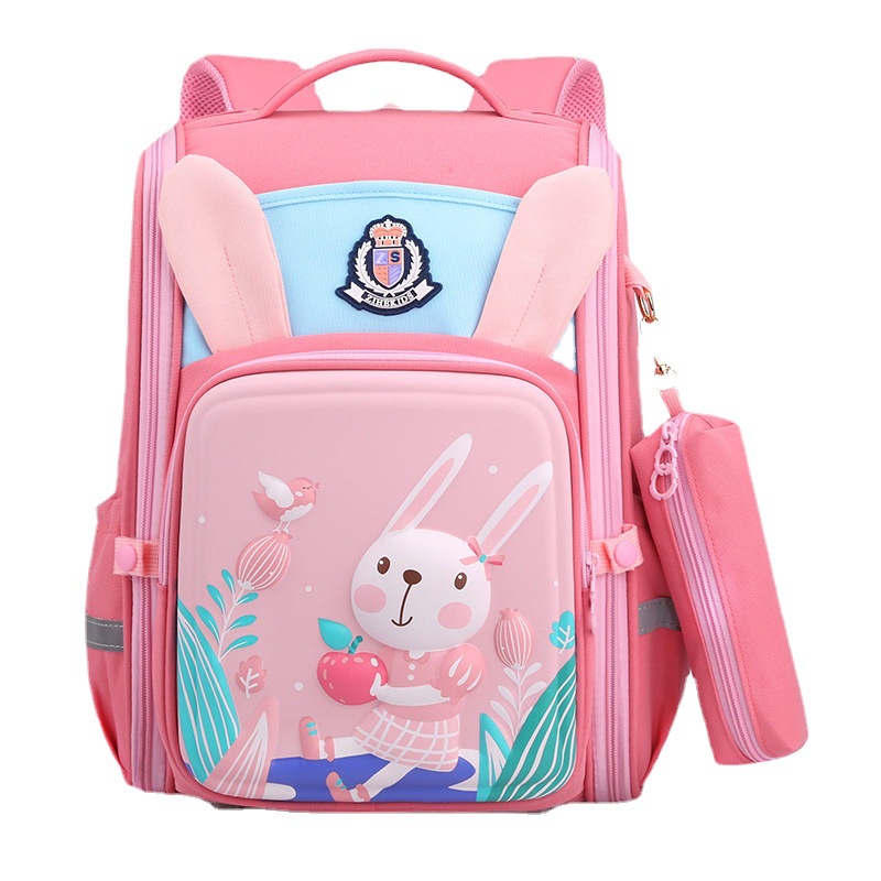 Balo Học Sinh Thỏ 3D Du Hành Lớp 1-5 Chống Gù Lưng, Chống Thấm Nước Thương Hiệu BaloKids