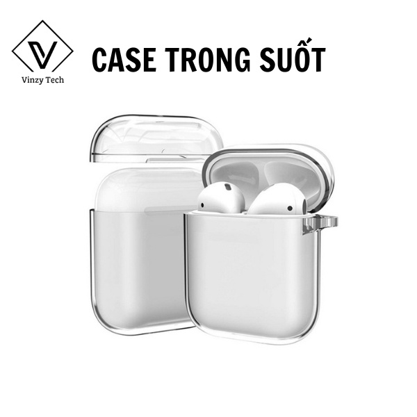 Vỏ Tai Nghe AP 2,3,Pro Trong Suốt Bằng Silicon VINZY