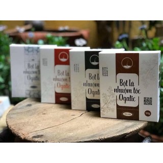 Combo 3 hộp bột lá nhuộm tóc ogatic