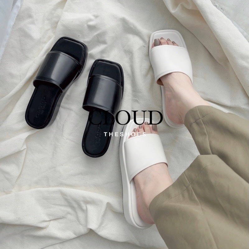 Dép đế bánh mì quai ngang - chéo - xỏ