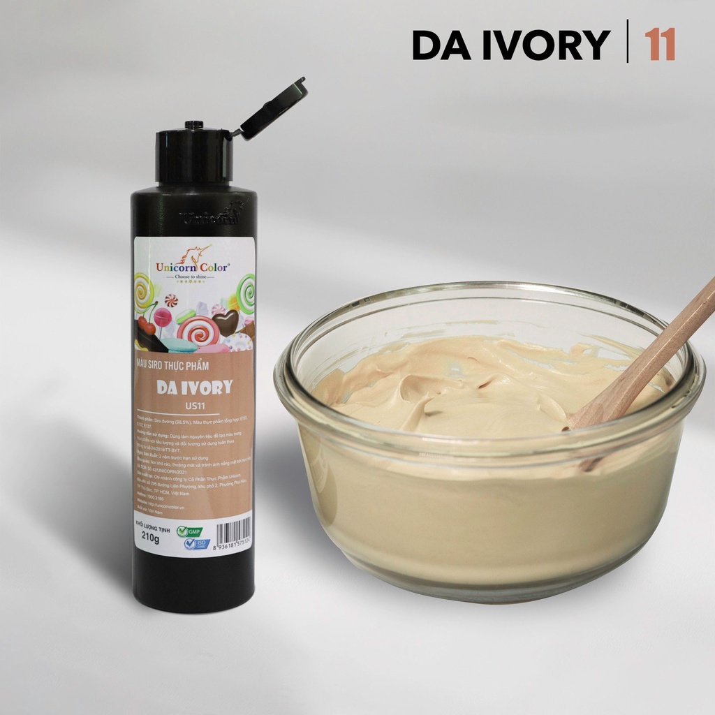 Màu Thực Phẩm Da Ivory Unicorn Không Đắng 210gr A11
