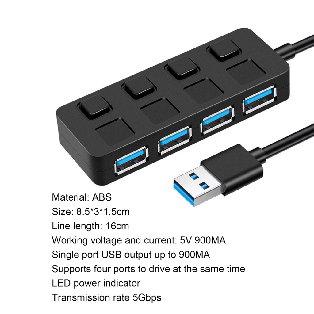 Bộ Chia Cổng USB 3.0 Hình Hoa Hướng Dương Độc Đáo Cho Bàn Phím / Chuột / Chuột Máy Tính