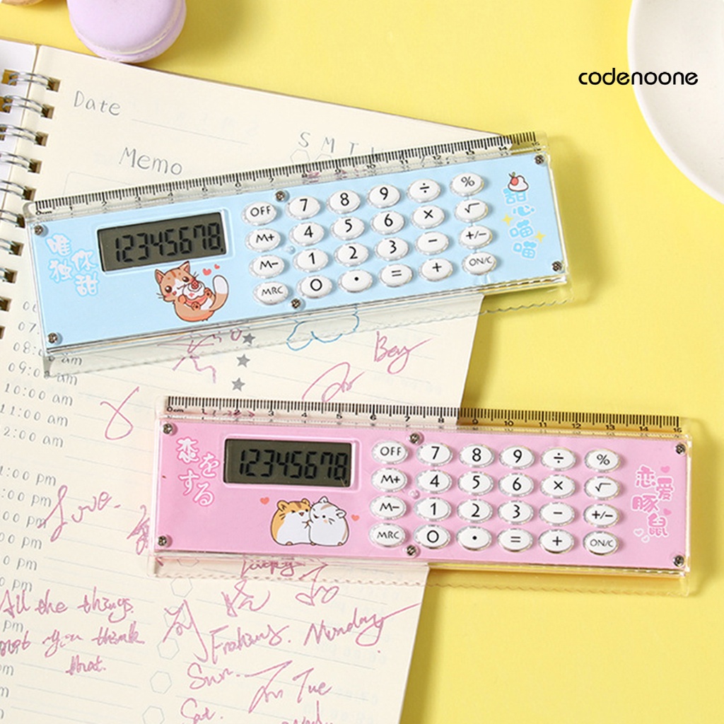 Máy Tính Cầm Tay 8 Chữ Số Màn Hình Lớn Đa Năng Cho Trường Học