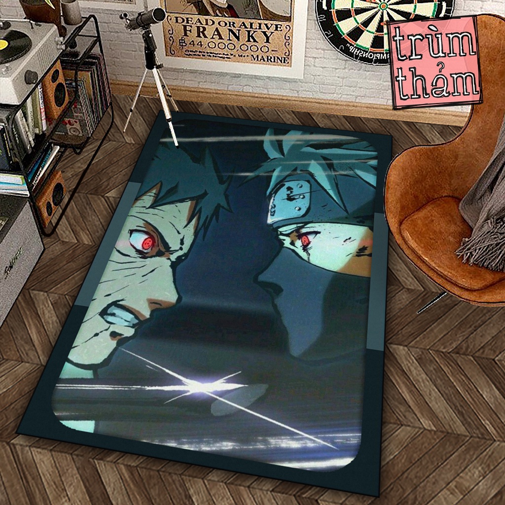 Thảm Trang Trí Kakashi X Obito Anime Manga Naruto Decor Góc Học Tập Làm Việc Phòng Ngủ Phòng Khách Văn Phòng