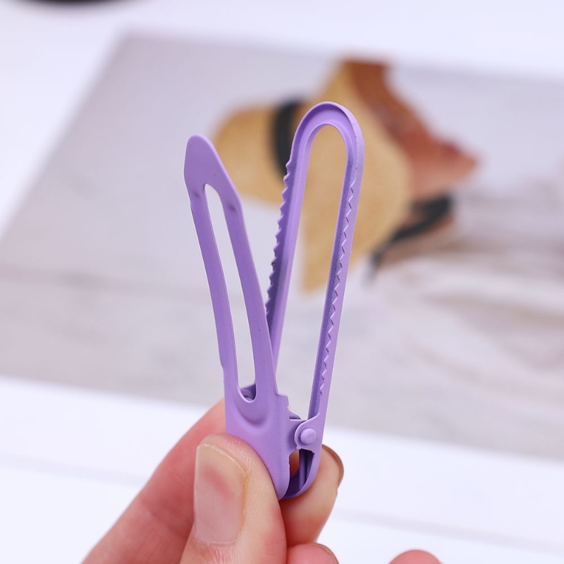 Set 3 Kẹp Tóc Mỏ Vịt Rỗng Một Mảnh Màu Kẹo Trang Trí Hàn Quốc Ngọt Ngào Cho Bé Gái