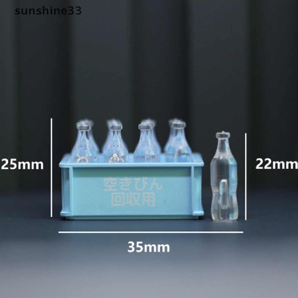 1 Bộ Mô Hình Chai Soda Mini Trang Trí Nhà Búp Bê