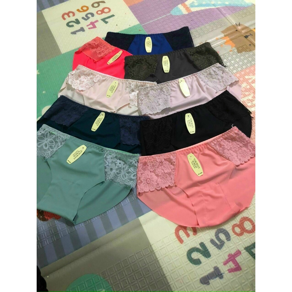 Combo 10 quần thun lạnh thông hơi phối ren 2 bên siêu sexy.