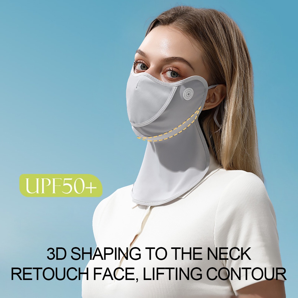 Khẩu Trang Bandana Mềm Mại Thoáng Khí Chống Tia UV Hỗ Trợ Đi Xe Đạp