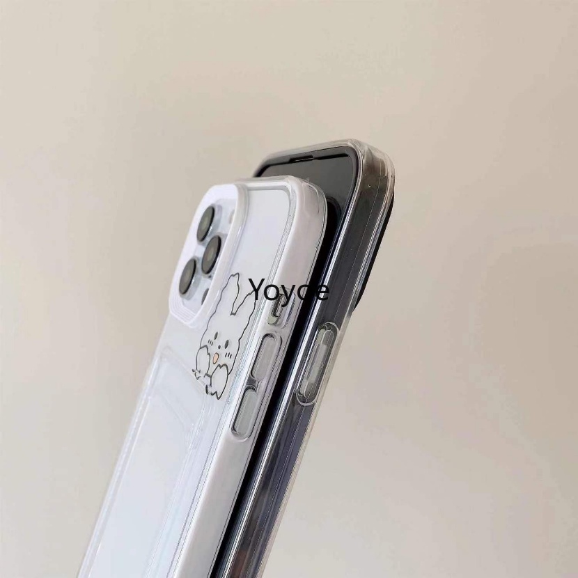 Ốp Điện Thoại Silicone Mềm Trong Suốt Chống Sốc In Hình Hoạt Hình Cho IPhone 14 Plus 11 12 13 14 Pro XS Max X XR 7 8 6 Plus Giá Đỡ