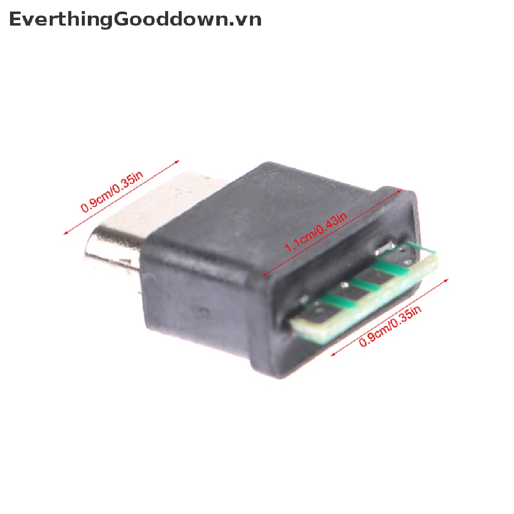 Bộ 2 Đầu Nối Ổ Cắm Type-C Hai Đầu Dòng Điện Cao Cấp