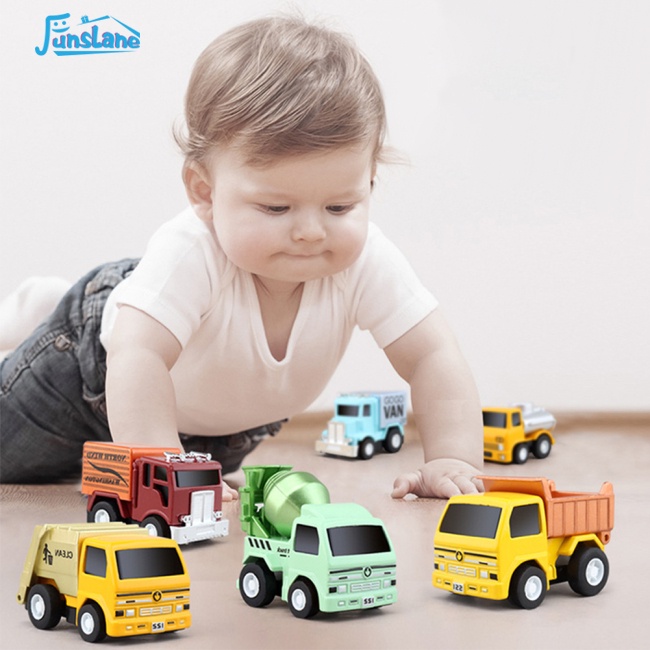 Mô Hình Xe Tải Đồ Chơi Mini 5cm Bằng Hợp Kim Dành Cho Bé Trai