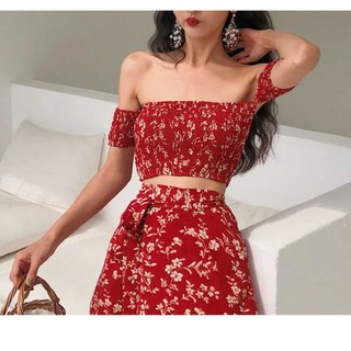 [ORDER]SET ÁO + VÁY ULZZANG ĐI BIỂN