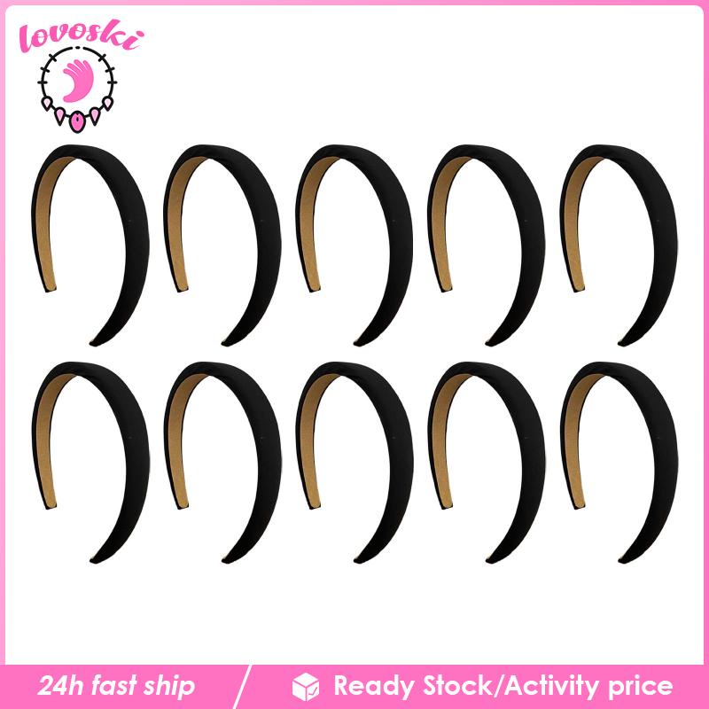 Băng Đô Cài Tóc Màu Trơn Đơn Giản Dùng Rửa Mặt Hàng Ngày