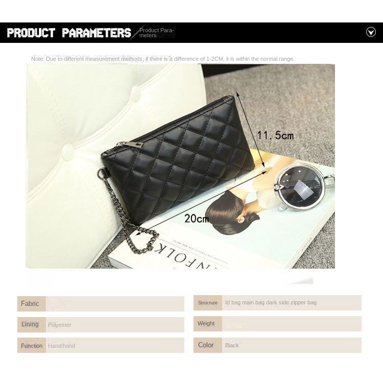 Ví Dài Đa Năng Có Khóa Kéo Đính Đá Thời Trang Dành Cho Nữ