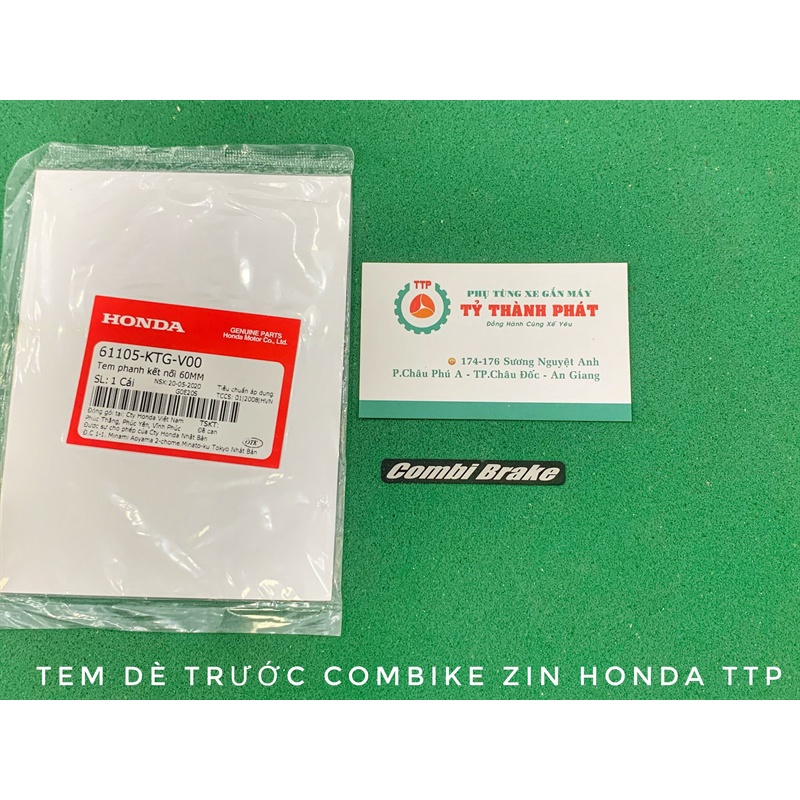 Tem dè trước Combike