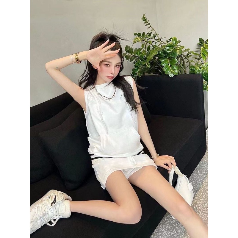 Set Đồ Thể Thao Hai Món Phong Cách Thời Trang Phương Tây Thời Trang Mùa Hè 2022