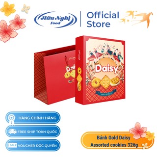 Hộp Bánh Tết GOLD DAISY Assorted Cookies 326G