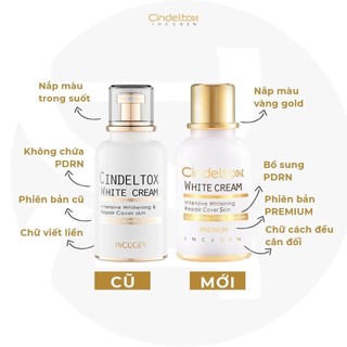 Kem Dưỡng Trắng Da Incugen Cindel Tox White Cream 50ml