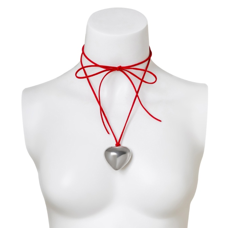 Vòng Cổ Choker Hình Trái Tim Đơn Giản Cho Nữ