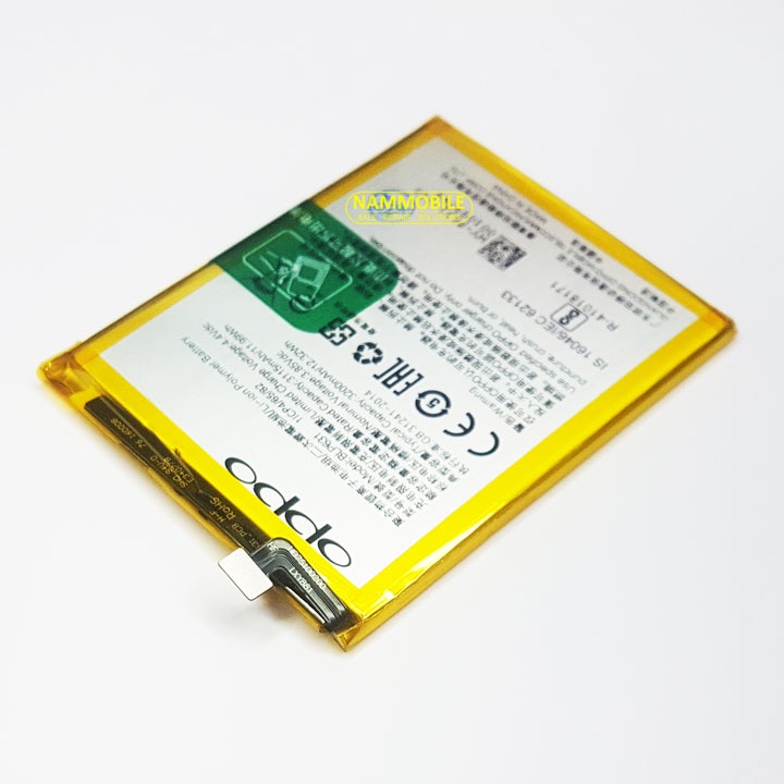 Pin Oppo F3, F5 BLP631 3200mAh zin + Tặng Keo Dán Pin-FREESHIP