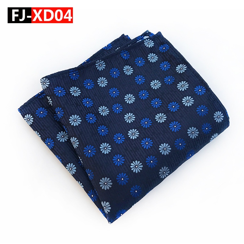 Khăn tay lụa EFAN màu trơn hình vuông bỏ túi thích hợp làm quà tặng đám cưới/sinh nhật cho nam