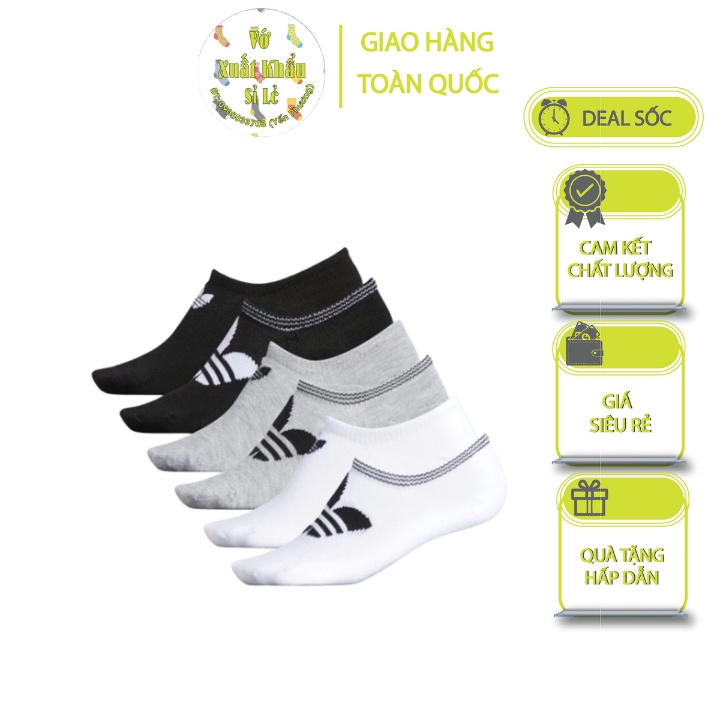 Set Vớ ADD 3 Đôi Cổ Ngắn Free Size Nam Nữ Đều Đi Được