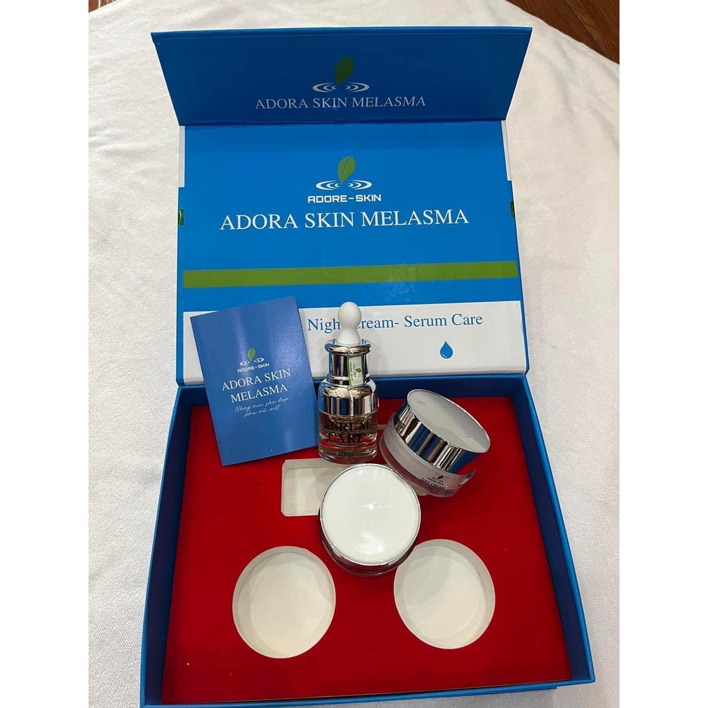 Bộ 3 sản phẩm loại bỏ nám không bong ADORE SKIN MELASMA