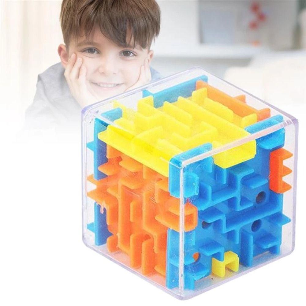Đồ Chơi Khối Lập Phương Bi Dẫn Mê Cung 3D Giúp Giảm Căng Thẳng