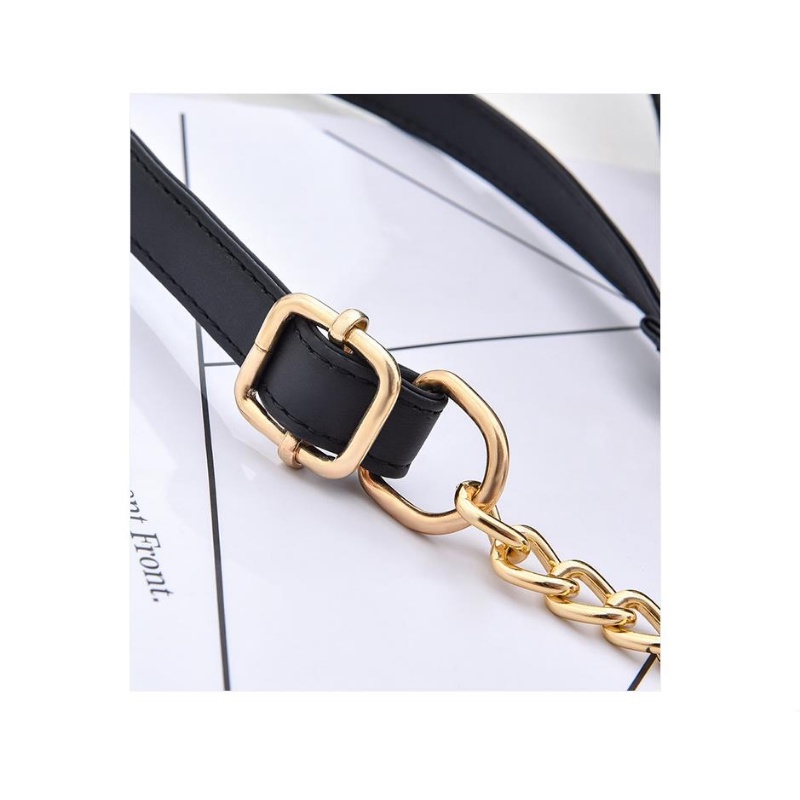 Túi Da Chuwanglin Đeo Chéo Đính Kim Sa Lấp Lánh