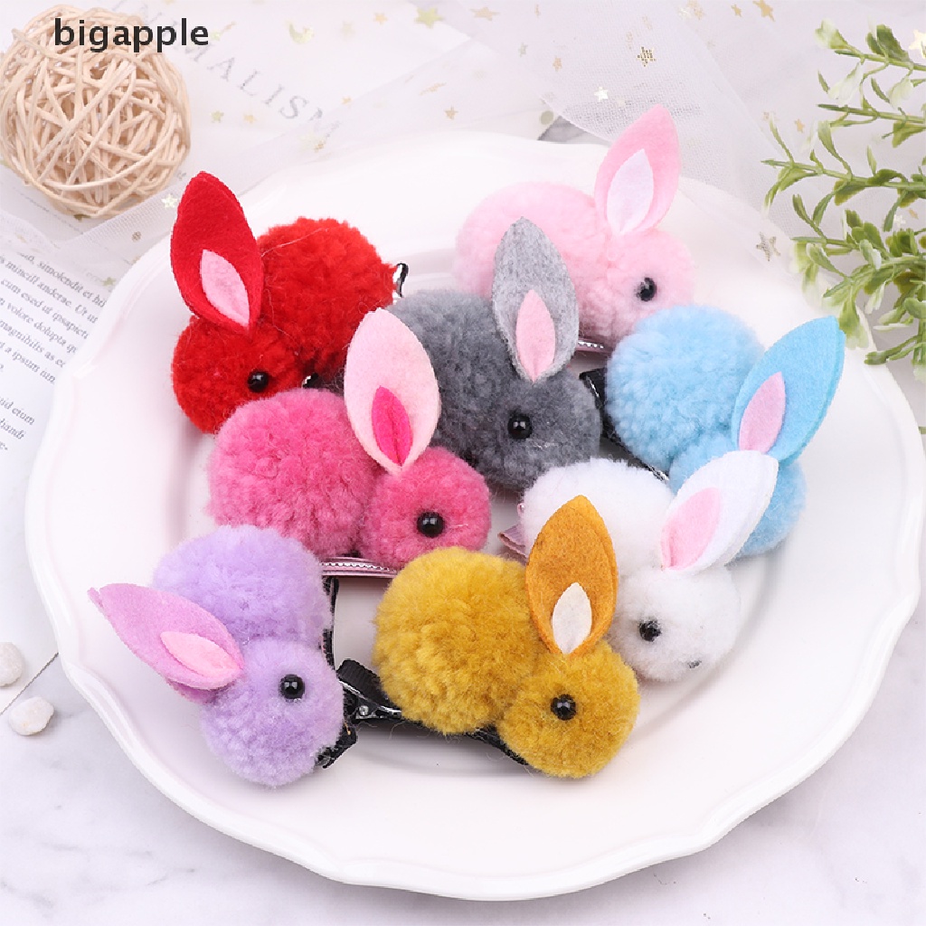 Kẹp Tóc Hình Thỏ Bông Dễ Thương Dành Cho Nữ