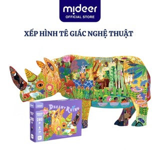 Đồ Chơi Xếp Hình Large Animal Mideer Tê Giác Nghệ Thuật  Dream Rhinoceros
