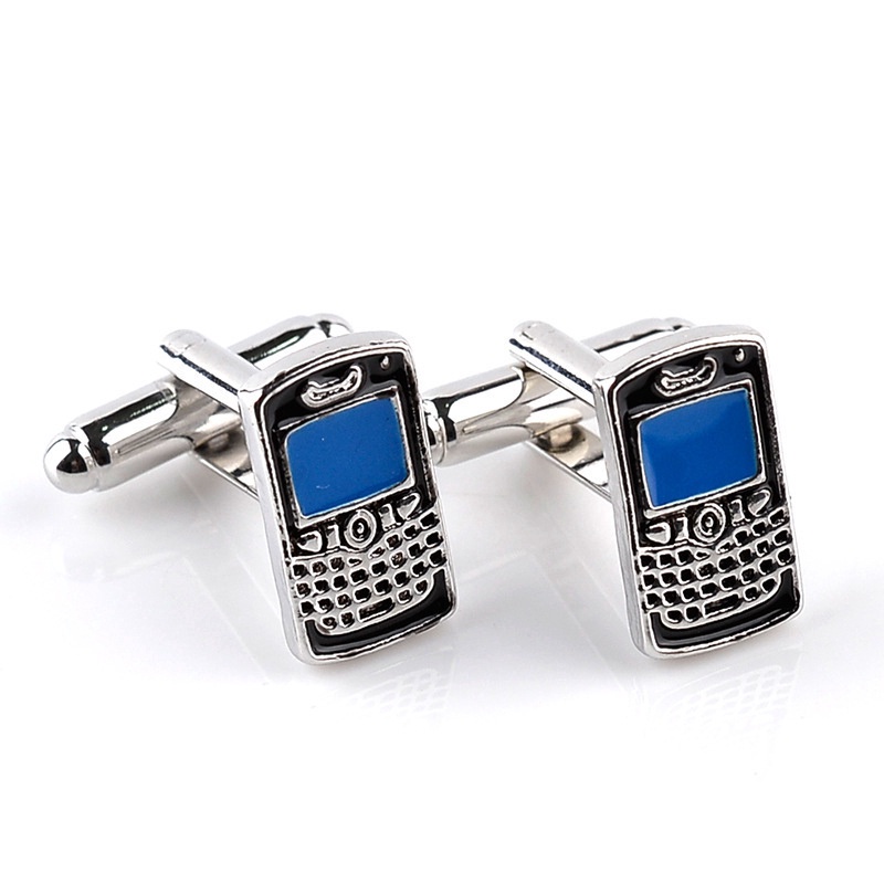 Khuy Măng Sét Điện Thoại Di Động Kiểu Pháp Thời Trang Bán Sỉ