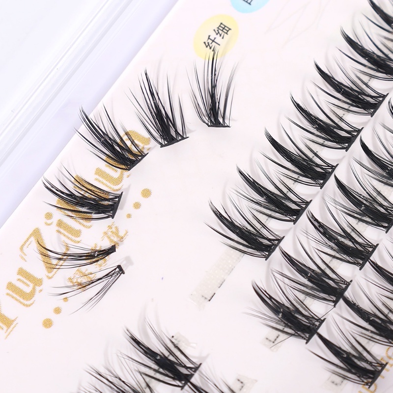 Cặp Lông Mi Giả / Lông Mi Giả Đơn / Dày Tự Nhiên Ghép Hình Quỷ Nhỏ