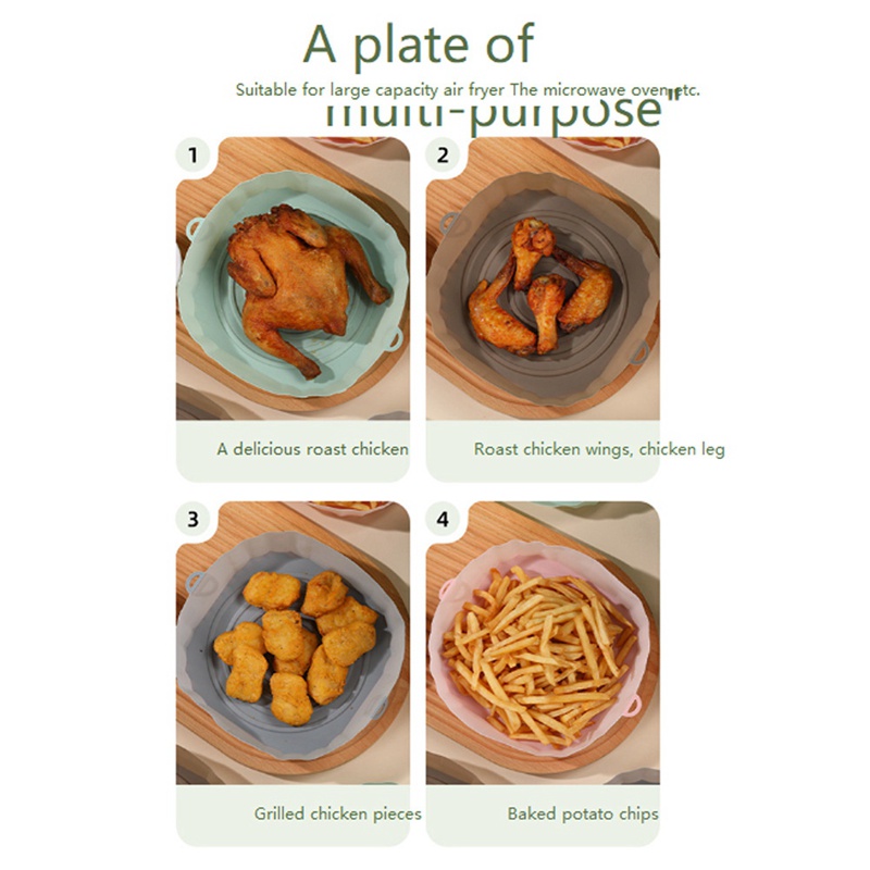 Set 8 Dụng Cụ Nướng Bánh Bằng Silicone Chống Dính Có Tay Cầm Có Thể Tái Sử Dụng Cho