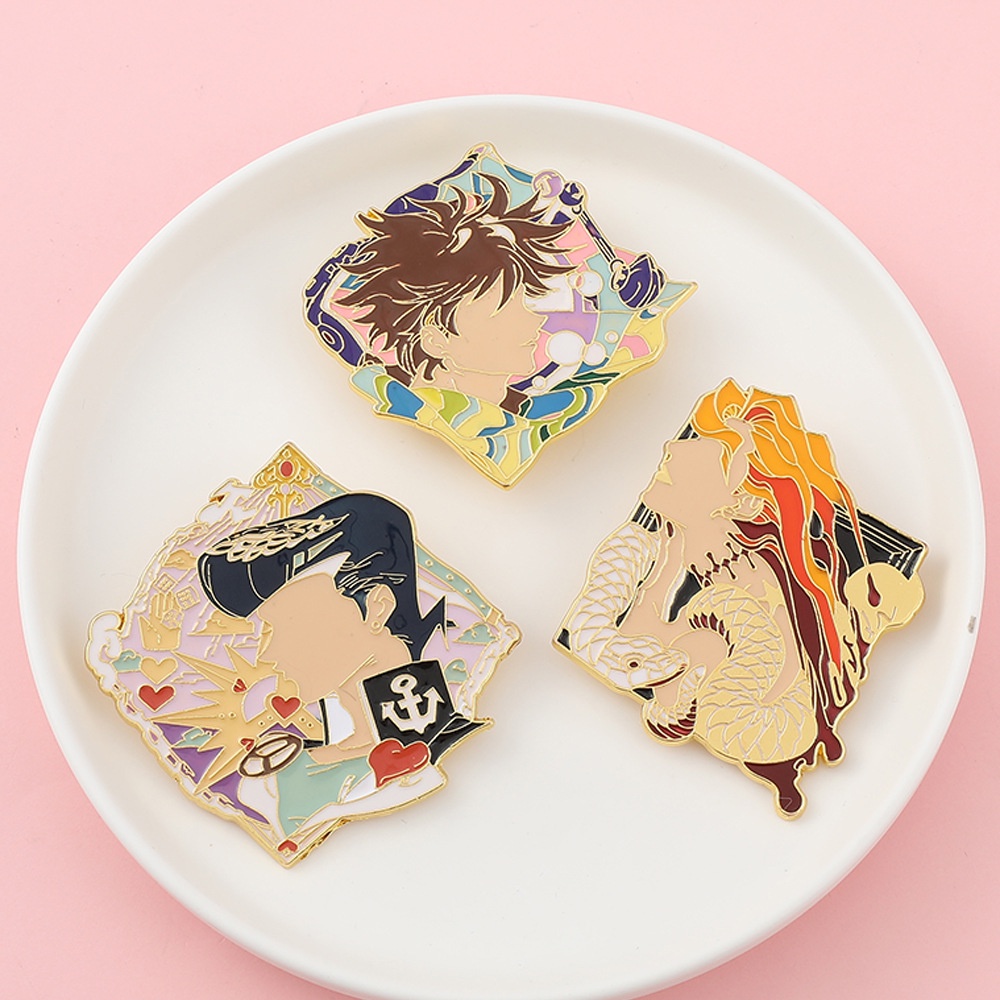 Huy Hiệu Cài Áo Hình Anime Jojo 'S Bizarre Adventure