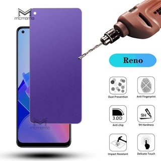 Kính cường lực chống bám vân tay toàn màn hình ánh tím tia sáng xanh cho OPPO Reno 12F 11F 8T 8 5G 8Z 7 7Z 6Z 5 5G 4 3 Pro 4F 2 2Z 2F 10X Reno4 Reno3 Reno2