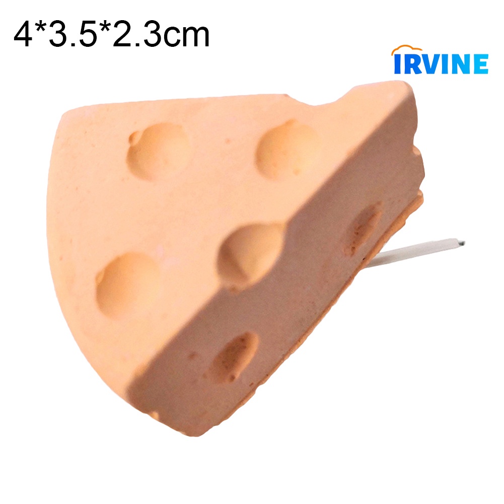 Đồ Chơi Đá Khoáng Chất Mài Răng Hình Phô Mai Cho Thỏ / Chuột Hamster